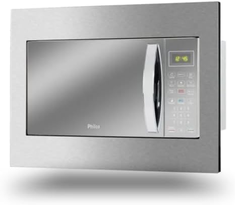 Microondasde Embutir Philco 28L Inox Limpa Fácil PMB30E 220V