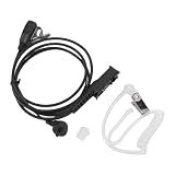 Jectse Auricolare Walkie-talkie a Tubo Acustico, Cuffia di Sorveglianza con Microfono per DEP 570 DP2600 XPR 3000 MTP3200 XiR E8600 Auricolare Tubo Acustico Ad Aria Interfono