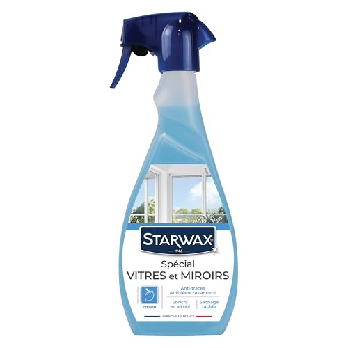 STARWAX Nettoyant Spécial Vitres et Miroirs - 500 ml -...