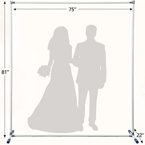 Square Wedding Arches For Ceremony - 6.2X6.7Ft Metal Arch Backdrop Stand For Parties,Heavy Duty Garden Arbor For Christmas Archway Outdoor Decor,Curtain Stand For Room Dividers #TOP4