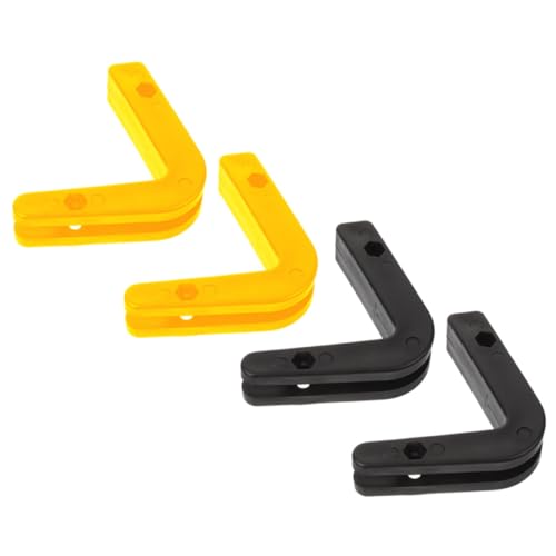 BCOATH 4Pcs Wall Mounted Barbell Rack Hanger Durable Barbell Storage Stand for Home Gym Compatible with Electroplating Coated Dumbbells Material