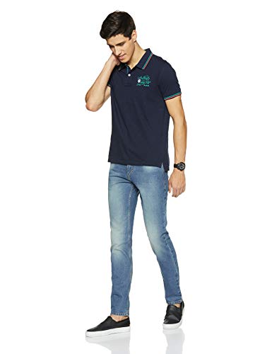 Image of Amazon Brand - Symbol Men Cotton Rich Stretchable Jeans | Casual Denim Relaxed Fit