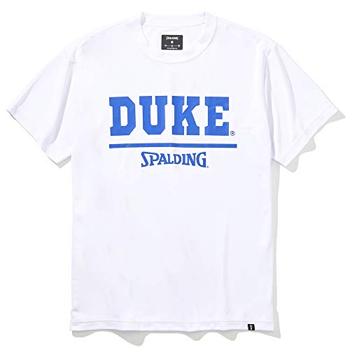 SPALDING(スポルディング) バスケットボール Tシャツ デューク オーセンティック SMT201810 ホワイト XXSサイズ バスケ バスケット