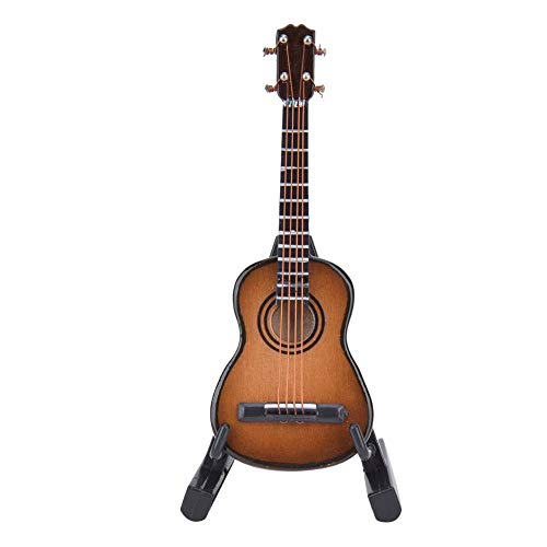 Oumefar Modèle de Guitare Miniature 8 cm modèle de Guitare en Bois Maison de poupée Instrument de Musique Petit… - Les Beatles, Paul McCartney, John Lennon, RIngo Starr, George Harrison Oumefar Modèle de Guitare Miniature 8 cm modèle de Guitare en Bois Maison de poupée Instrument de Musique Petit…