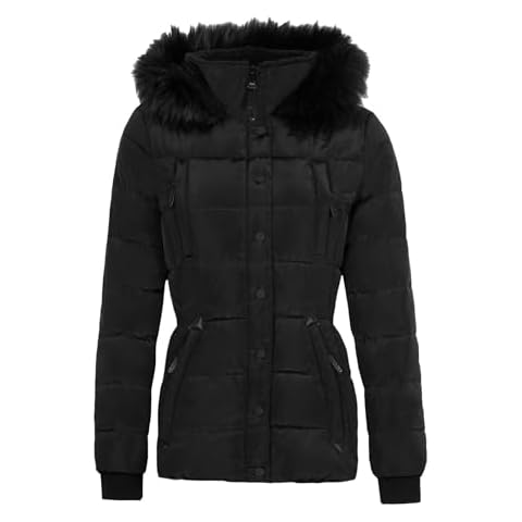 Spindle Ladies Premium Hooded Puffer Coat Cover