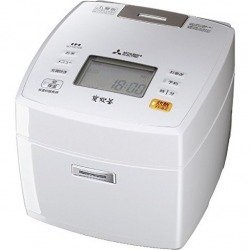 Amazon | 三菱電機 IHジャー炊飯器 備長炭炭炊釜 5.5合炊き ピュア 