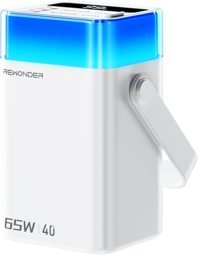 65W Power Bank 40000mAh Laptop Portable Charger Battery Pack...