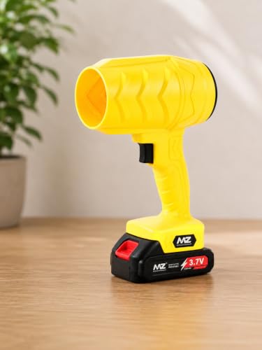 Image of MZ F93 (RECHARGEABLE VIOLENT FAN) Ultra High-Speed Fan 310W with 1300mAh Battery & 42,000 RPM with 48 min Operating Time Leaf Blower