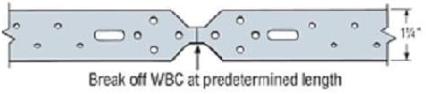 (12 Count) Simpson Strong-Tie WB126C - 11 Ft 4-3/4-Inch Wall Bracing Coil (1 Roll / 12 Pieces)