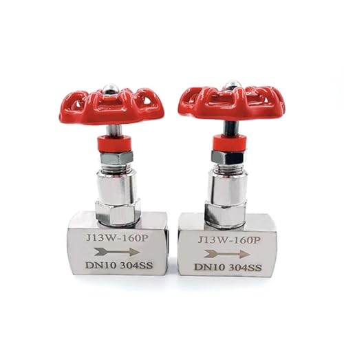 Válvula de aguja de acero inoxidable 304 DN10 para alta presión J13W 5