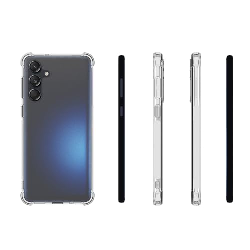 Image of Back Cover Transparent Soft Silicone Scratch Resistant Anti Slip Back Cover Case for Samsung Galaxy M55 5G - Transparent