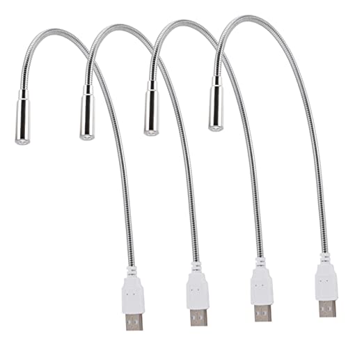 NUOBESTY Computer Light Led Desk Lamp Flexible Night Light for Keyboard Rechargeable