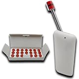 QINGHEDZSW Scharfkantentester, Prüfgerät für scharfe Kanten mit 21 Prüfköpfen, einfach zu bedienen, austauschbare und abnehmbare Prüfköpfe, für Sicherheitsprüfungen