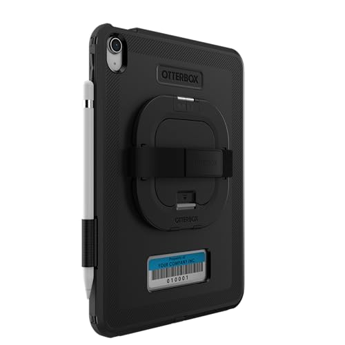 Image of OtterBox Defender Series for Business (Screenless Edition) W /KICKSTND /HANDSTRP for iPad 10th Gen (ONLY) - Black (Non-Retail Packaging)