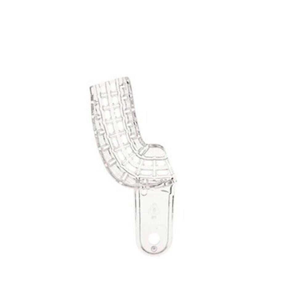 Coltene C6908 PRESIDENT Impression Tray, Upper Jaw Right/Lower Jaw Left- Quadrant, Transparent (Pack of 12)