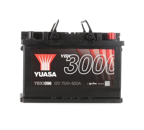 YUASA Batería 76, Ah 680, A/EN YBX3096 L 278mm B 175mm H 190mm