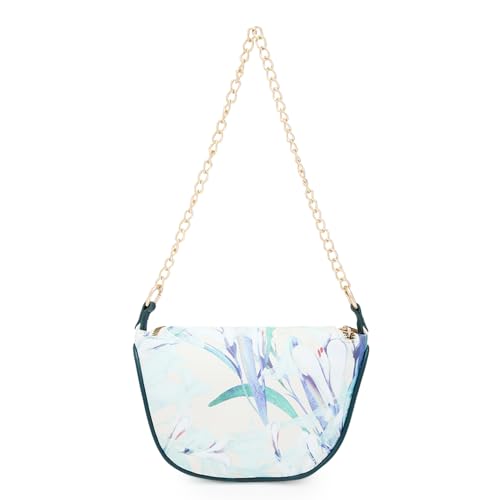 Image of Caprese Coco Sling Bag, Medium | Stylish Floral Print Handbag for Women with Adjustable & Detachable Sling Strap | Secure Zip Closure | Perfect for Casual & Daily Use