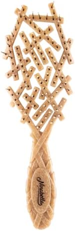 Ninabella Organic Detangle Hair Brush for Women, Men & Children - Does not Pull the Hair - Hair Straightening Brushes for Curly, Straight & Wet Hair - Unique Nest Hairbrush