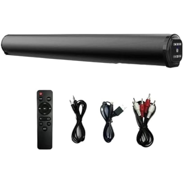 Głośnik Bluetooth Soundbar 20 W, Biurkowy, Domowy, Telewizyjny, Zewnętrzny, O Dużej Mocy, Z Telewizorem, Projektorem, Subwooferem I Radiem Wszechstronne MożLiwośCi PodłąCzenia