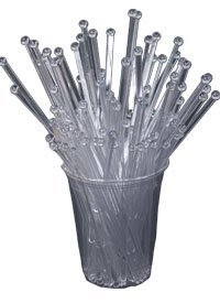 BarConic Ball Head Stirrers - Clear (bag of 500)