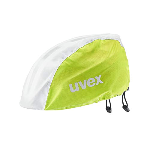 uvex rain cap bike Fahrradmütze - wind- & wasserabweisend - flexible Passform - lime-white - L/XL