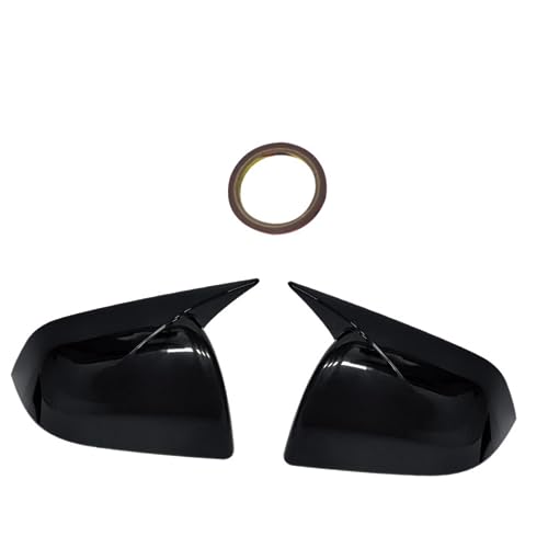 Coque de rétroviseur pour Tesla Model Y 2020-2022 en ABS style fibre de carbone noir