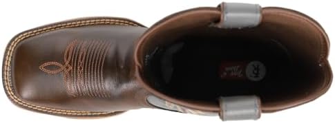 Tony Lama Men's Bartlett Coffee Western Work Boot Soft Toe Brown 9 EE US | Image 3