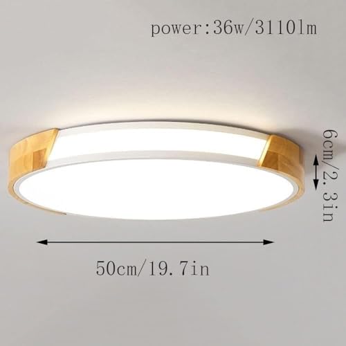 Plafonnier LED circulaire contre le manque de clarté du salon - 6