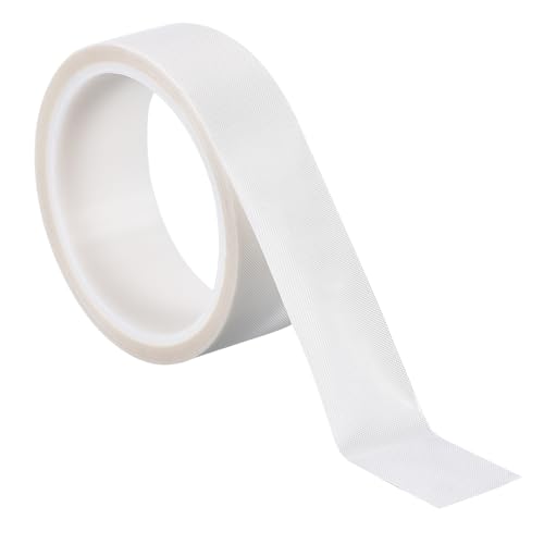 Image of PATIKIL Heat Resistant Tape, 1.2 Inch x 33 Feet High Temperature Tape PTFE Adhesive High Heat Tape Waterproof for Vacuum Sealer Machine Insulation Protection, White, 0.13mm Thick