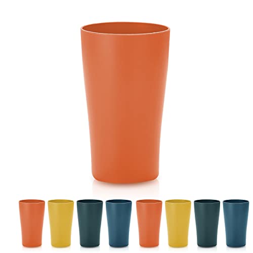 Kyraton Unbreakable Reusable PP Drinking Cup 8 Pieces,...