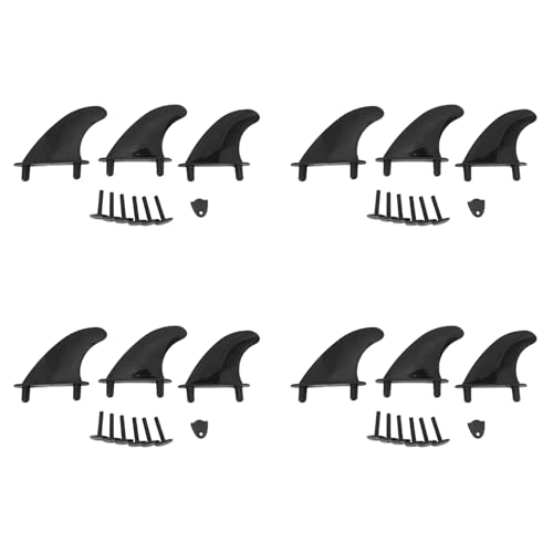 Cwmiibili 4X Surfboard Fin Kits Soft Top Surfboard Fins Foam Surf Boards Accessories for Surfing Enthusiasts