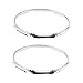 2Cast Tom Drum Hoops Batter Snare Side Percussion Instrument Parts 6 Lugs, 14inch 8 Holes