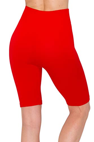 Image of ALWAYS Faux Leather Shorts - High Waist Active Stretch Yoga Short Pants for Women