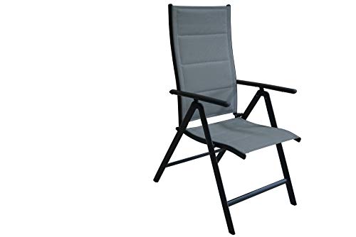 Chillvert KCH250 Chaise Fauteuil Multi-Positions Aluminium 55 x 68 x 104 cm Multicolore