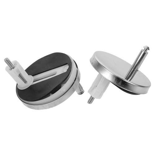 KOMBIUDA Tornillos Para Bisagras De Inodoro De Plástico 6,5 Cm Con Tacos De Goma Expansores De Fijación Para Montaje Rápido y Seguro, Kit 2 Pares Para Reparación y Mantenimiento Del Baño