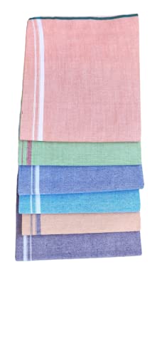 Cotton plane lungi pack of 4 .Size 2 mtrs Suitable for all kind of Men-picture-17