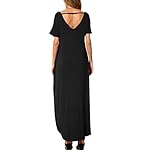 GRECERELLE-Womens-Casual-Loose-Pocket-Long-Dress-Short-Sleeve-Split-Maxi-Dresses
