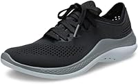 Crocs Men's LiteRide 360 Pacer Sneaker, Black/Slate Grey, US 12