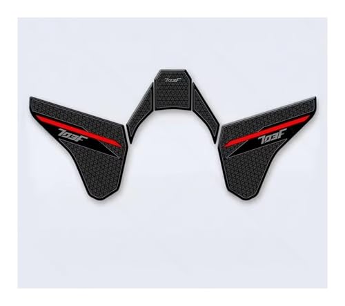 Autocollant réservoir moto pour 703F en caoutchouc noir