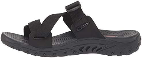 Skechers Women's Reggae-Quick Hello Sport Sandal, Black/Black, 6 | Image 7