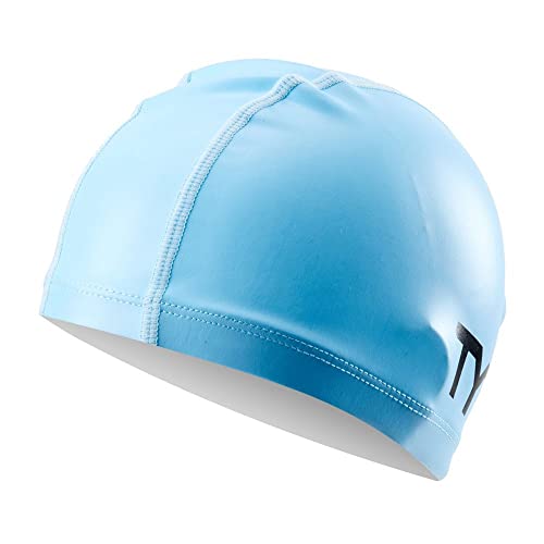 Tyr Lsccapjr450All Silcn Comfort Jr Cap Light Blue All #TOP24