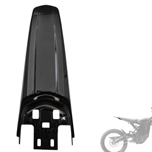 Extended Rear Fenders Longer Tail Guard for Surron Light Bee X/S and Segway X160/X260 (Bright Black)