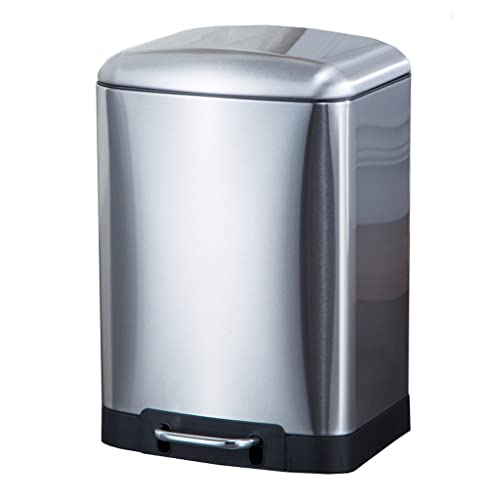Caneca de basura a pedal silenciosa 12L