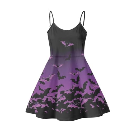 Image of Coloranimal Women's Summer Sleeveless Casual Swing Dresses with Loose Fit Beach Sundress