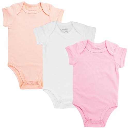 Image of 123 Bear Baby Cotton Spandex short-sleeve bodysuits unisex boy girl