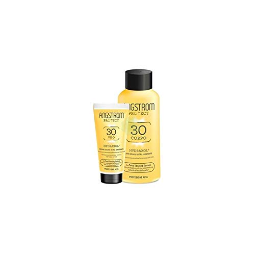 Angstrom Hydraxol SPF30 Ultra Idratante Latte Solare Corpo + Crema Solare Viso