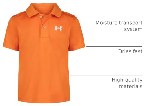 Image of Under Armour Boys' Matchplay Short Sleeve Golf Polo, Lightweight Performance Stretch, Logo Detailing