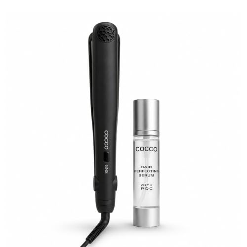 Plancha de Pelo COCCO GNS V3 de 1,25" y Serum para el Cabello, Tecnología Nano GNS Triplex miniatura 1
