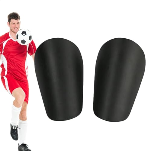 Pequeñas espinilleras, espinilleras de fútbol, espinilleras protectoras - 2 piezas de espinilleras de fútbol ligeras para adultos, protectores de afeitado de fútbol para jóvenes