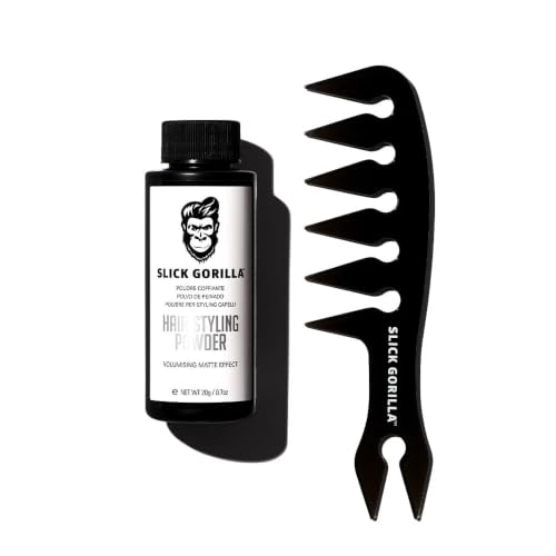 Slick Gorilla Texture Comb Carbon Wide Tooth Comb for Men Women Mens Hair Styling Products for Straight Wavy Curly Hair